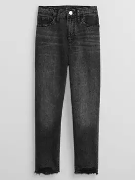 Детские черные джинсы mom Gap, черный