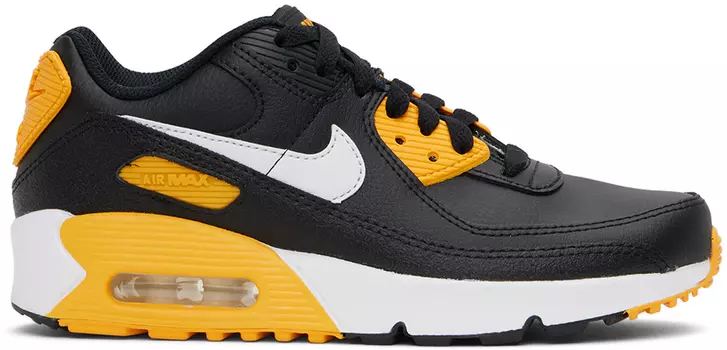 Детские черные и желтые кроссовки Air Max 90 LTR для больших детей Nike