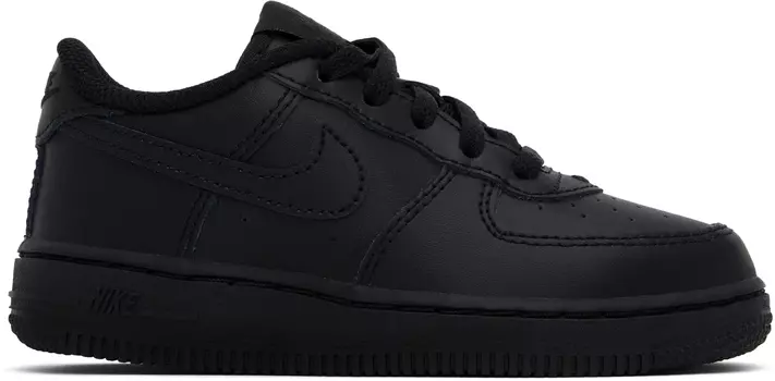 Детские черные кроссовки Air Force 1 LE Nike, Black/Black/Black