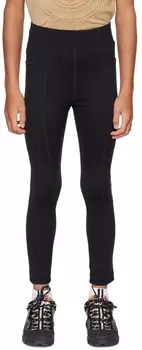 Детские черные леггинсы Isabella Burberry