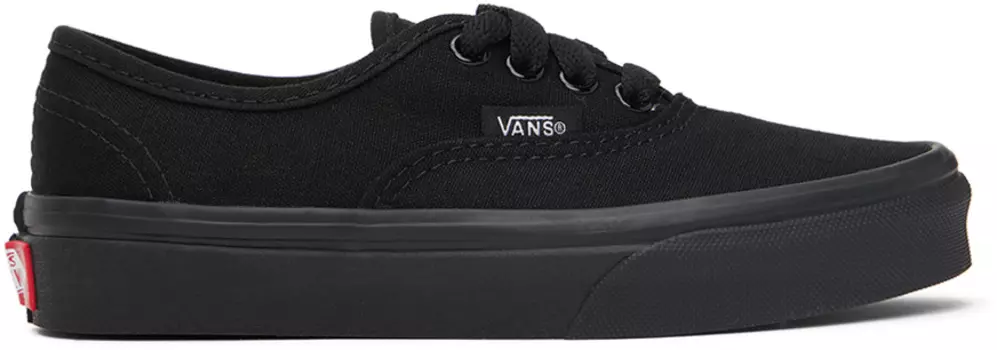 Детские черные оригинальные кроссовки для маленьких детей Vans