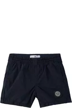 Детские черные шорты для плавания B100001 из нейлона и металла ECONYL Stone Island Junior