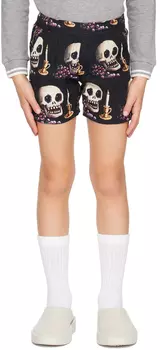 Детские черные шорты Memento Mori Board Endless Joy