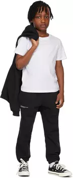 Детские черные спортивные штаны из органического хлопка 365 PANGAIA