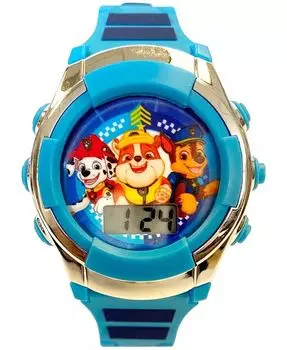 Детские цифровые часы Paw Patrol с синим силиконовым ремешком, 38 мм Accutime, синий