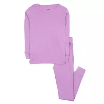 Детские двухсекционные хлопковые пижамы, фиолетовый