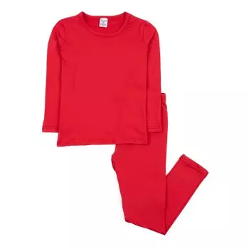 Детские двухсекционные термопижамы, красный