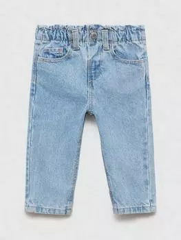 Детские джинсовые бумажные пакеты-джинсы Mango, цвет Open Blue