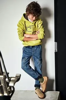 Детские джинсовые джоггеры-карго Mayoral, синий