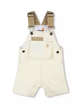 Детские джинсовые комбинезоны Timberland, кремовый