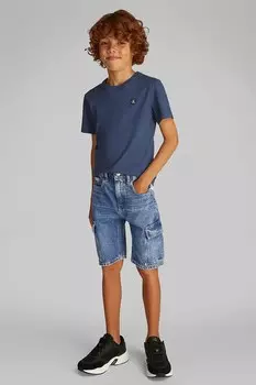 Детские джинсовые шорты Calvin Klein Jeans, синий