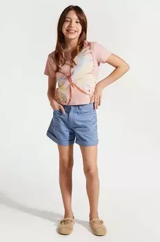 Детские джинсовые шорты Coccodrillo, синий