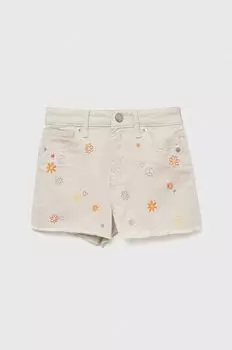Детские джинсовые шорты GAP, бежевый