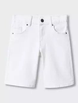 Детские джинсовые шорты John Cotton Mango, белый
