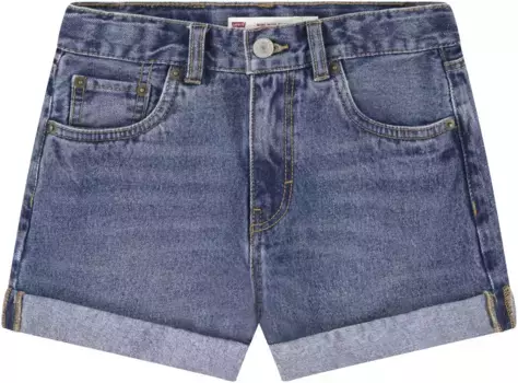 Детские джинсовые шорты Levi's "LVG MINI MOM SHORT W/ ROLL CUF", для ДЕВОЧЕК Levi'S Kids, цвет Pinky Promis