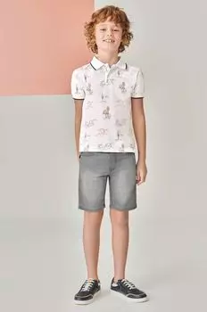 Детские джинсовые шорты Mayoral, серый