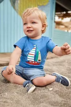 Детские джинсовые шорты Mayoral, синий