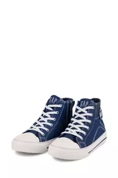 Детские джинсовые высокие спортивные кеды Houston Gap, синий