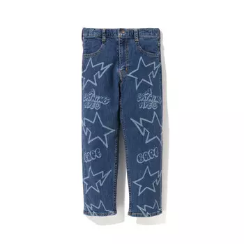 Детские джинсы A Bathing Ape, цвет Denim NYX