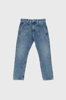 Детские джинсы Calvin Klein Jeans ПАПА, синий