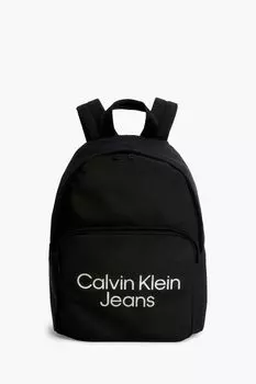 Детские джинсы Calvin Klein с логотипом рюкзака Calvin Klein Jeans, черный