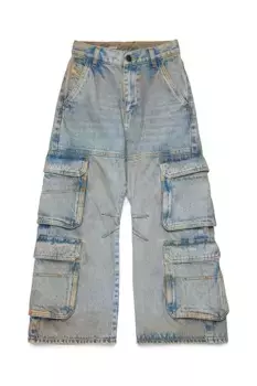 Детские джинсы D-ARGJX-CARGO-J БРЮКИ Diesel, синий