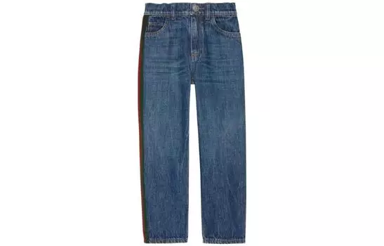 Детские джинсы GUCCI, цвет Blue