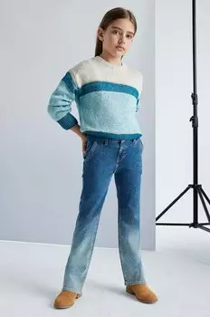 Детские джинсы из денима глубокого крашения. Mayoral, синий