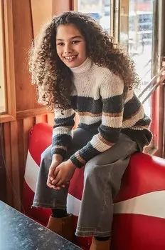 Детские джинсы из крашеной саржи Mayoral, серый