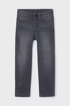 Детские джинсы из мягкого денима Mayoral, серый