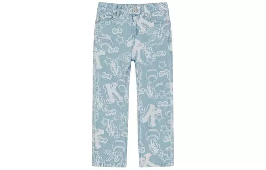 Детские джинсы Kenzo, светло-голубой