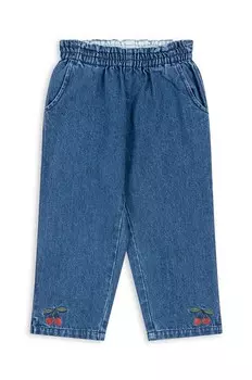 Детские джинсы Konges Sljd MAGOT FRILL PANTS GOTS, синий