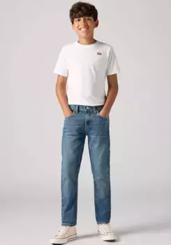 Детские джинсы Levi's стрейч "LVB 512 SLIM TAPER JEAN", для МАЛЬЧИКОВ Levi'S Kids, цвет Kobain W/O Raw Hem