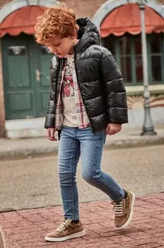 Детские джинсы Mayoral базовые джинсы узкого кроя, синий