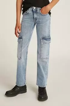 Детские джинсы MR STRAIGHT Calvin Klein Jeans, синий