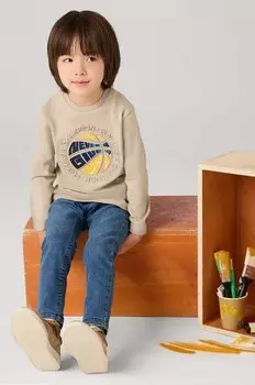 Детские джинсы скинни из денима Mayoral, синий