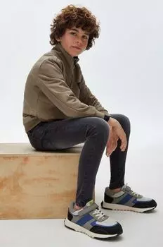 Детские джинсы скинни Mayoral, серый