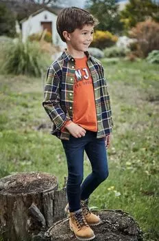 Детские джинсы скинни Mayoral, темно-синий