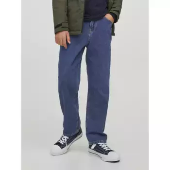 Детские джинсы свободного кроя Jack & Jones «JJICHRIS JJORIGINAL SQ 043 JNR» Jack & Jones Junior, цвет Blue Denim