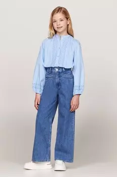 Детские джинсы Tommy Hilfiger MABEL FRONT YOKE DENIM, синий