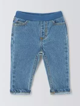 Детские джинсы в рубчик на талии John Lewis, синий