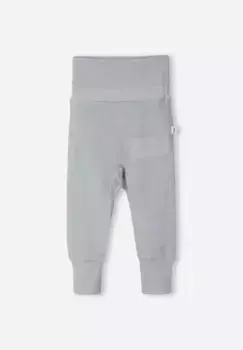 Детские джоггеры из шерсти мериноса Kotoisa Reima, цвет Melange Grey