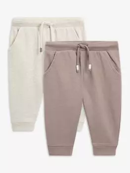 Детские джоггеры John Lewis с простыми манжетами, комплект из 2 шт.