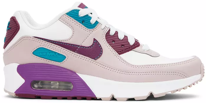 Детские фиолетовые и белые кроссовки Air Max 90 LTR для больших детей Nike