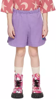 Детские фиолетовые оранжевые шорты Jellymallow
