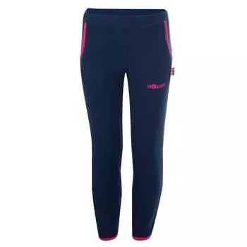Детские флисовые брюки Troll темно-синий/пурпурный TROLLKIDS, цвет rosa