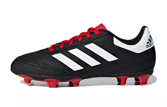 Детские футбольные бутсы Adidas Goletto Kids, черный/красный