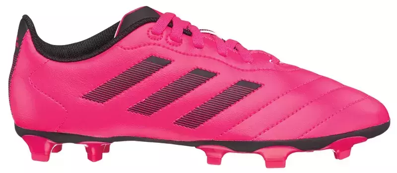 Детские футбольные бутсы Adidas Goletto VIII FG, розовый/черный