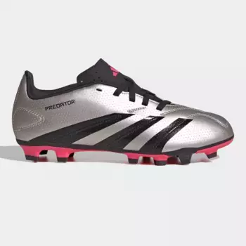 Детские футбольные бутсы Adidas Predator Club FXG, серый