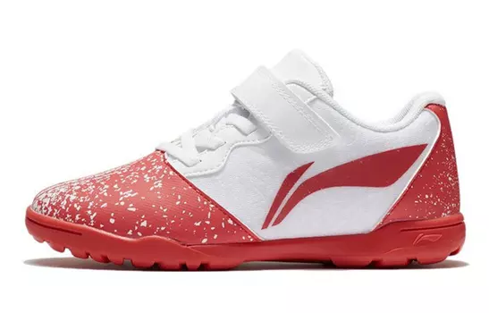 Детские футбольные бутсы GS Low-top белые/красные Lining Young